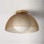 Poet Single Light Glass Flush Mount-163192579