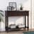 Traditional Design Console Table with Two Drawers and Bottom Shelf-1367724307