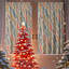 Feather Pattern Blackout Curtains Set Of 2, 28 × 40