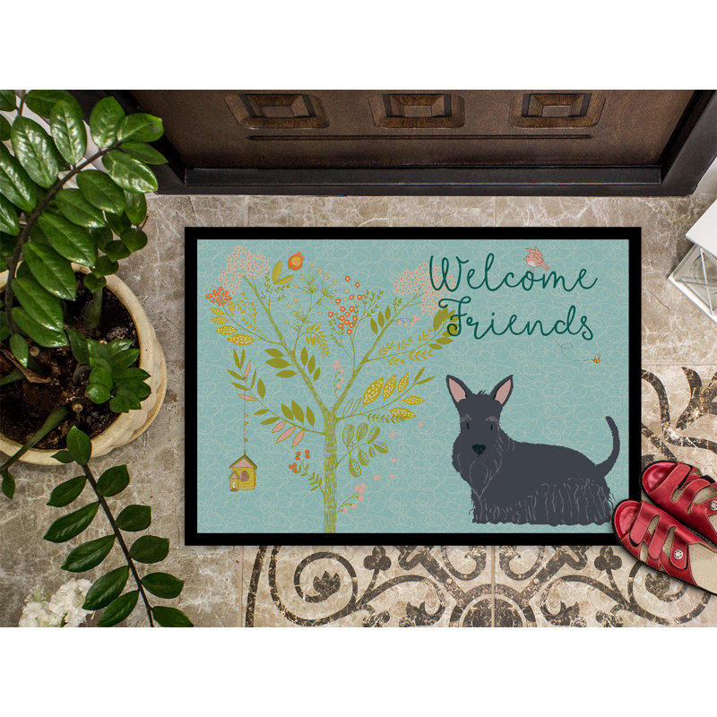 Non-Slip Indoor / Outdoor Doormat, Scottish Terrier
