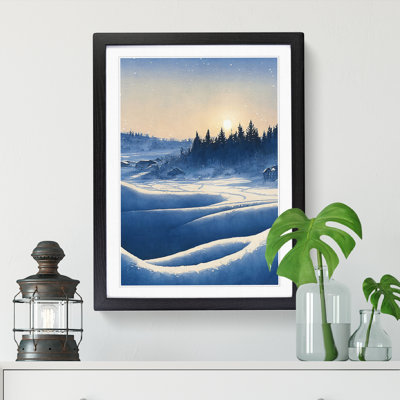 Watercolour Winter Forest Vol.3 1 Piece Single Picture Frame Wall Art