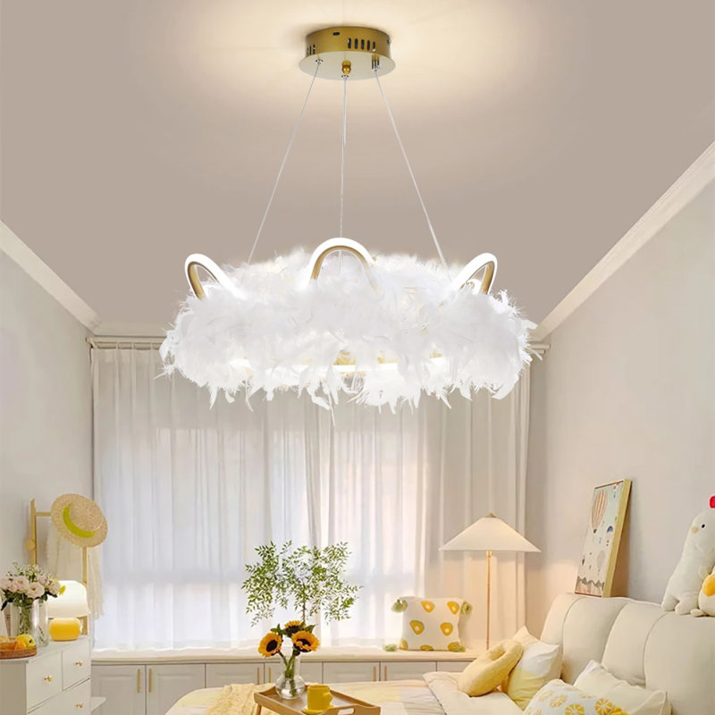 feather pendant lamp