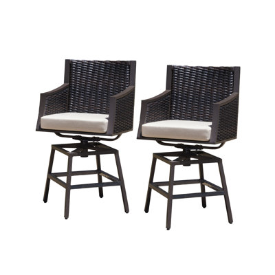 Patio Bar Stool with Cushion