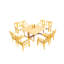 Osborne Outdoor 9 - Piece Teak Dining Set-1230363242