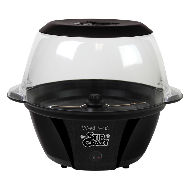 Machine à maïs soufflé West Bend Stir Capacité, Noir