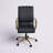 Mid-Back Designer Upholstered Swivel Executive Office Chair with Armrests-1860959585-1860959590