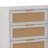 Multi purpose Rattan 6 Drawer Dresser,Modern Storage Cabinet with Wooden Legs-1566456188-1550583237-1559915330