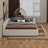 Upholstered Platform Bed With USB And 2 Drawers-1366516568