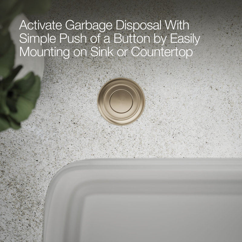 Garbage Disposal Air Switch Kit, Dark Bronze