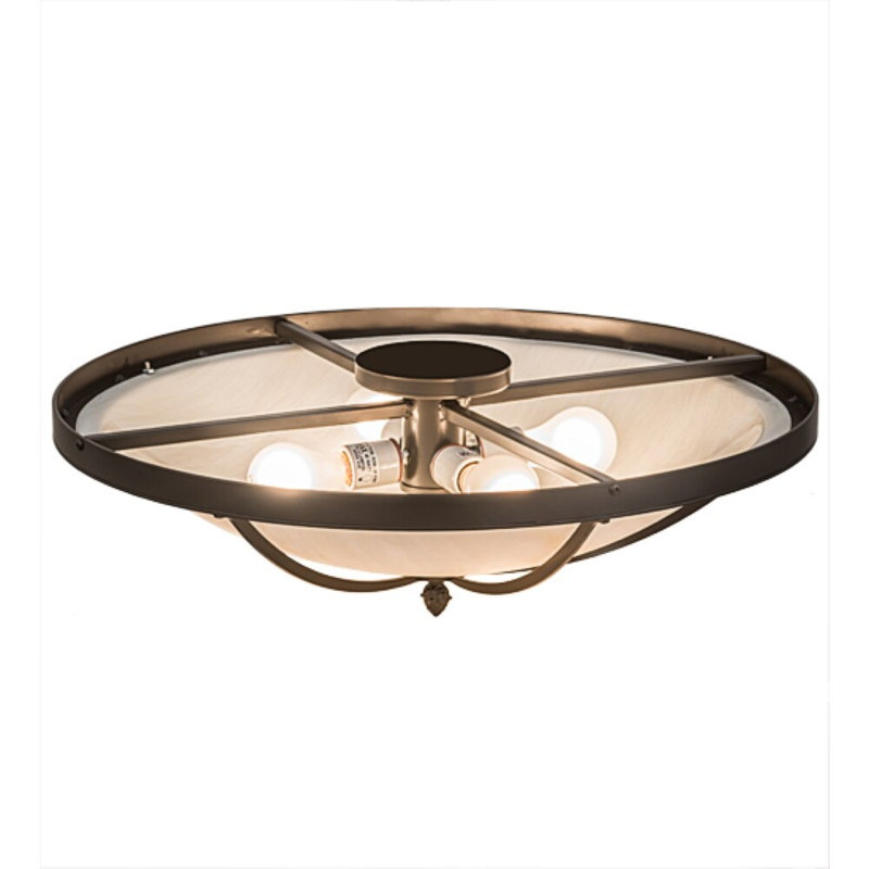 Dominga 4 - Light Flush Mount, Oil Rubbed Bronze