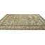 Tapis oriental délavé semi-antique à motif floral beige 6 pi 5 po x 9 pi 4 po