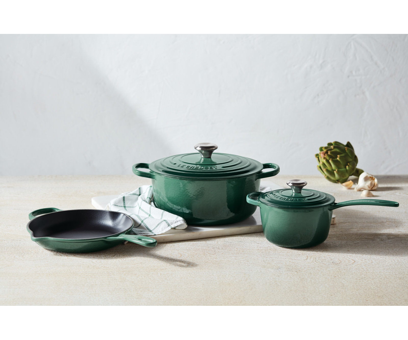 Le Creuset Signature 5-Piece Cookware Set, Artichaut