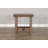 Yael Accent Chairside Table, Light Brown Mahogany, Rectangular 28 Inch