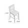 Karpinski 24" Upholstered Counter Stool