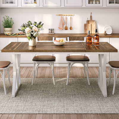 Dining Table with Steel Base