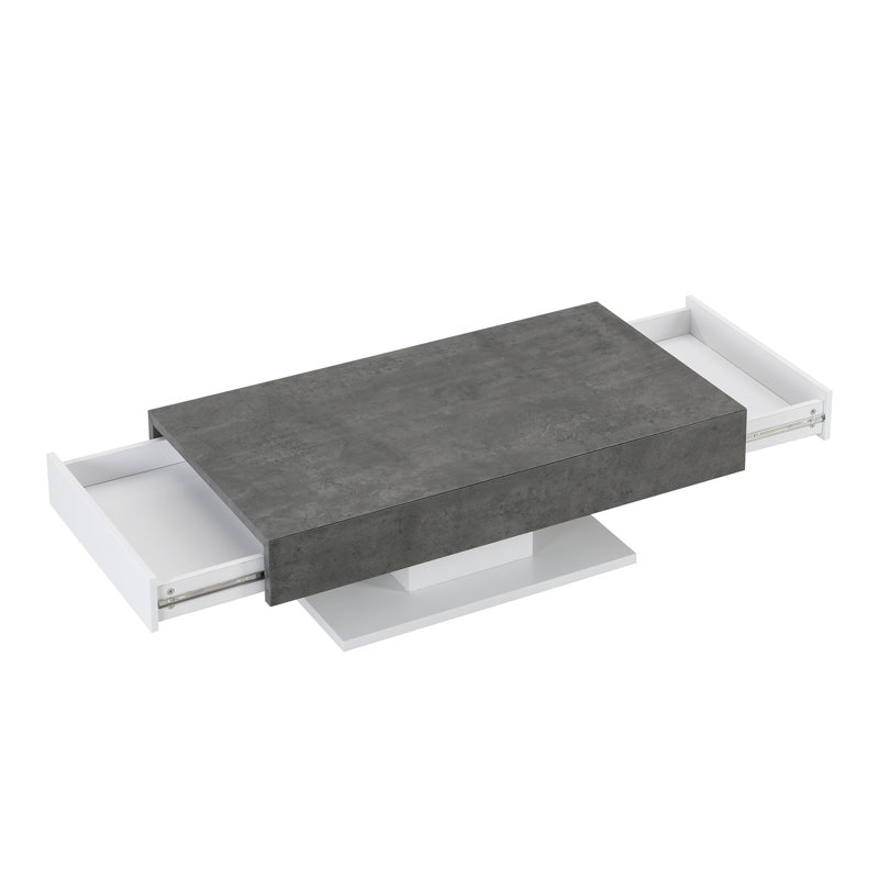 Potsdam Pedestal Coffee Table with Storage