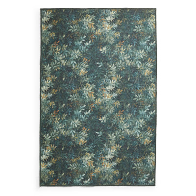 Clarke & Clarke Floral Digitally Printed 152cm X 230cm Area Rug