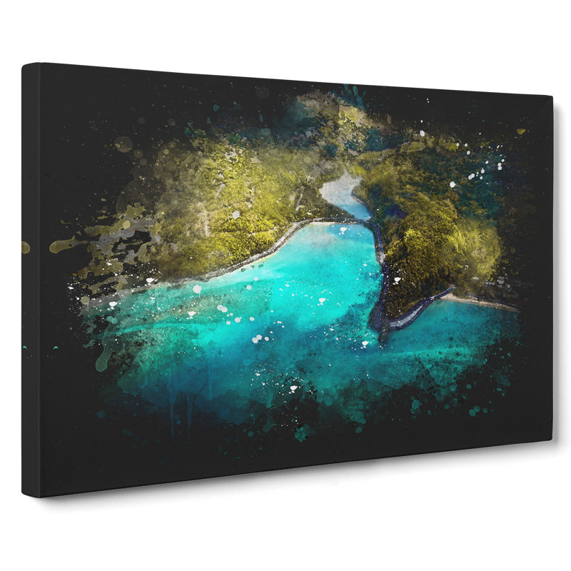 Maconde Point Baie Du Cap In Mauritius - Wrapped Canvas Print, 60cm H x 91cm W x 3cm D