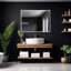Miroir mural DEL l 48 "x H 36"