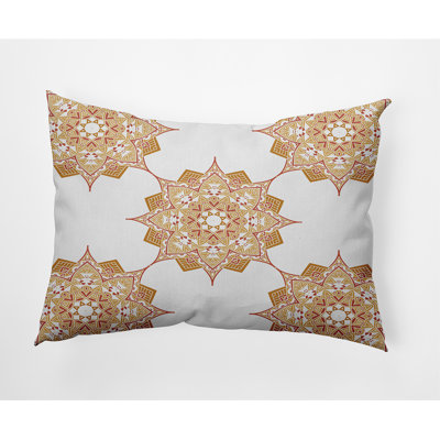 Geometric Outdoor Reversible Throw Pillow