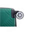 Ensemble de valises 2 pièces, valise légère en ABS, roulettes (20/14) vert foncé