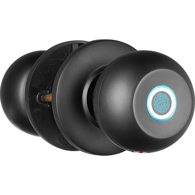 Contrôle intelligent biométrique de la serrure d'empreinte digitale avec bouton de porte intelligent VEVOR