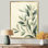 Douce eucalyptus, branche d'olivier II - verdure, art mural
