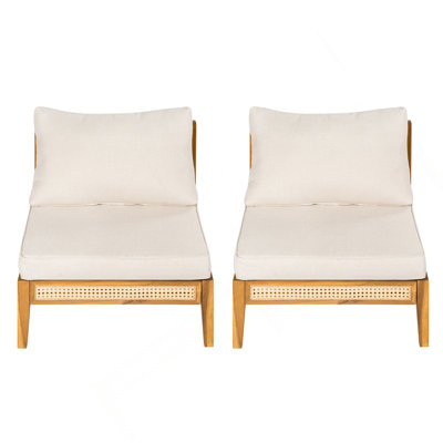 Chaise sans accoudoirs Kirkby, ensemble de 2