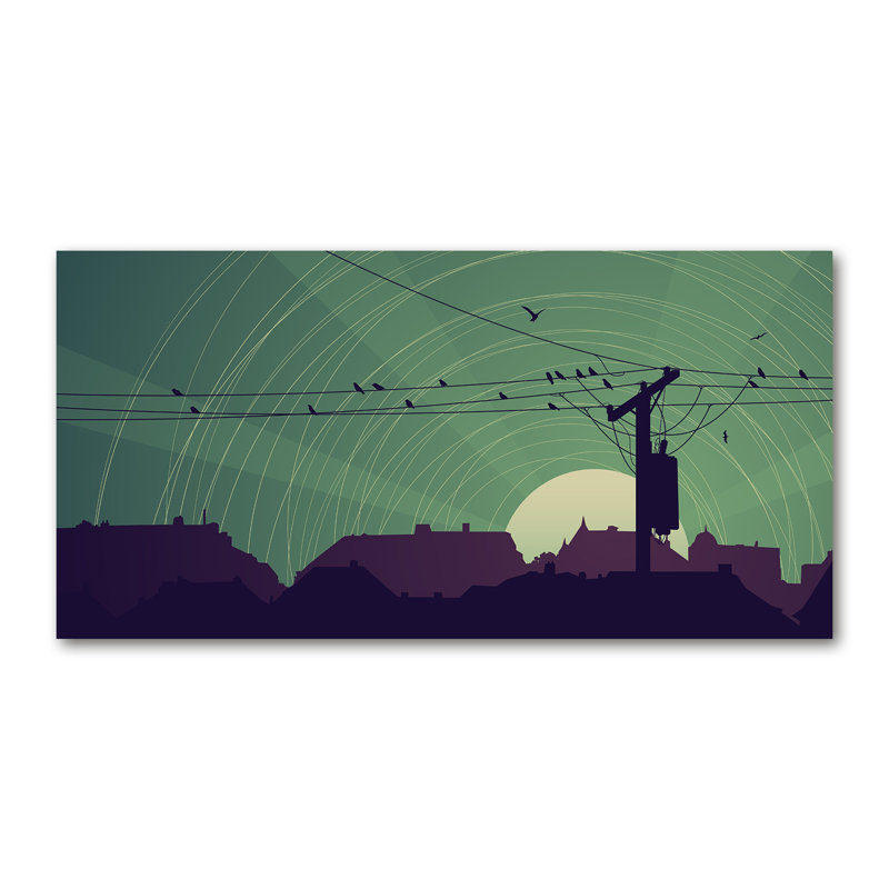 Birds Of The City - Wrapped Canvas Print