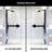 Arden 34" W x 78" H Fixed Framed Shower Screen with 3/8" Clear Glass-77317541