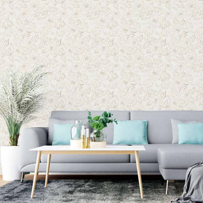 Abdussamad Peel & Stick Floral Tile