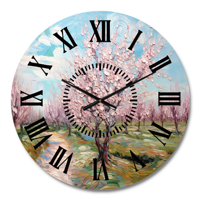 Horloge murale Vangogh, Médium