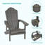 Chaise Adirondack en plastique Halstein-1409835317