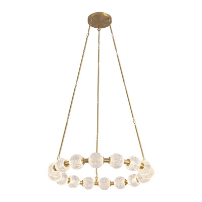 Marni Aluminum/Steel LED Chandelier
