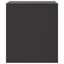 34.5cm W Steel Bedside Table-101281352