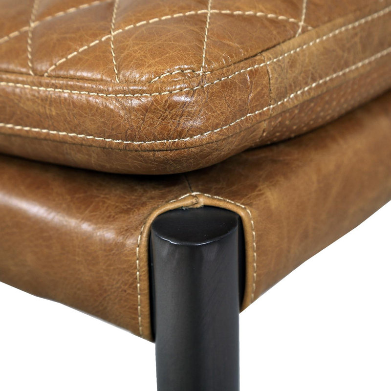Chaise d'appoint en cuir Vicenza