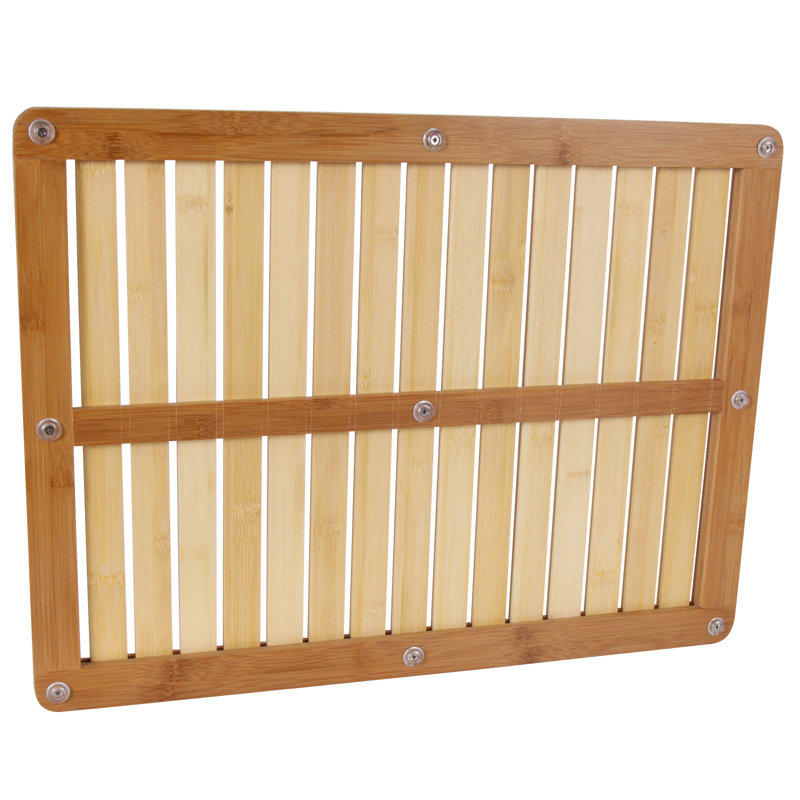 Arleta Bamboo Non-Slip Bath Rug