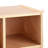 5-Section Kids Coat Locker, Wooden Toddler Cubby Storage Organizer with 10 Hooks & Non-Slip Mat, Modern Kid Coat Cubbies with 10 Small Open Storage Boxes for Home, Kindergarten, Daycare, Natural