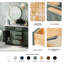 Base de meuble-lavabo double 60 po Osoria-125402859