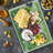 Ambesonne Fruit Cutting Board Large Size Grunge Torn Advertisement Multicolor