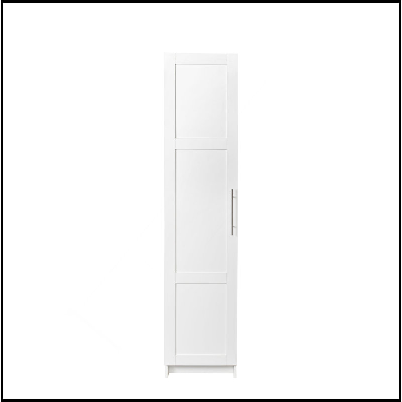 Armoire de rangement murale polyvalente et empilable pour des solutions de rangement organisées et efficaces, Blanc