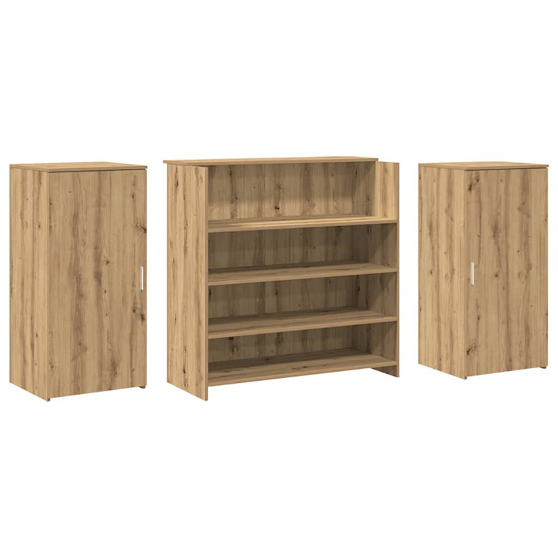 Camariah Standing Desk, 103.5cm H x 200cm W x 50cm D, Artisan Oak