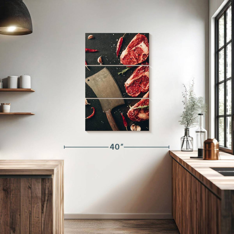 Yarlin Spiced Raw Steak, 38" H x 24" W