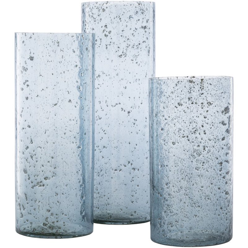 Waville Glass Table Vase, Blue