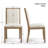 Solid Wood Upholstered Dining Chair-1235193904
