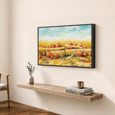 Pumpkin Patch by Bruce Nawrocke - Graphic Art on Canvas