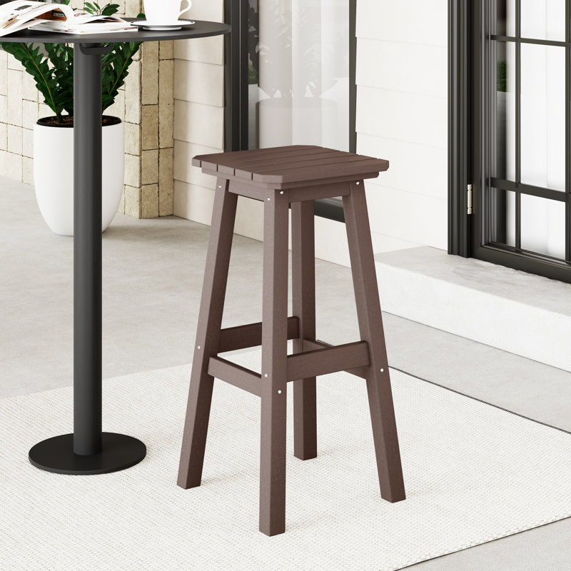 Tabouret d'extérieur Laguna, Brun foncé