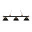 Luminaire suspendu linéaire à 3 lumières pour table de billard Chevelle-22737241-22737240-22737237