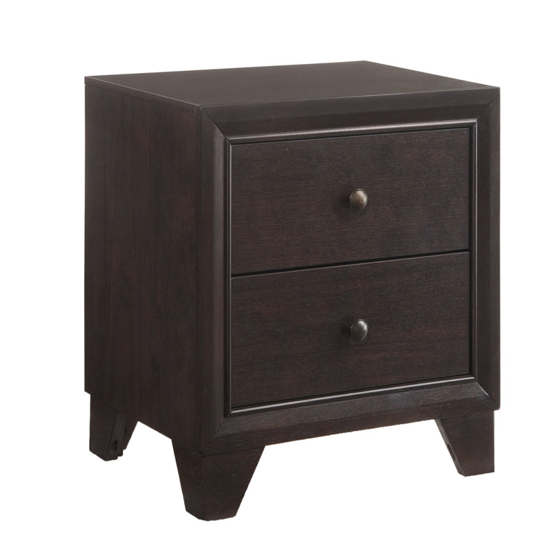 Table de chevet moderne en bois avec table de chevet et table de chevet Treasie