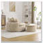 Chaise longue surdimensionnée avec repose-pieds-62969231